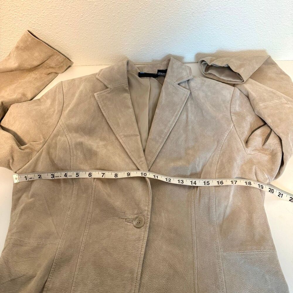 Relativity Suede Leather Jacket Size Large - image 7